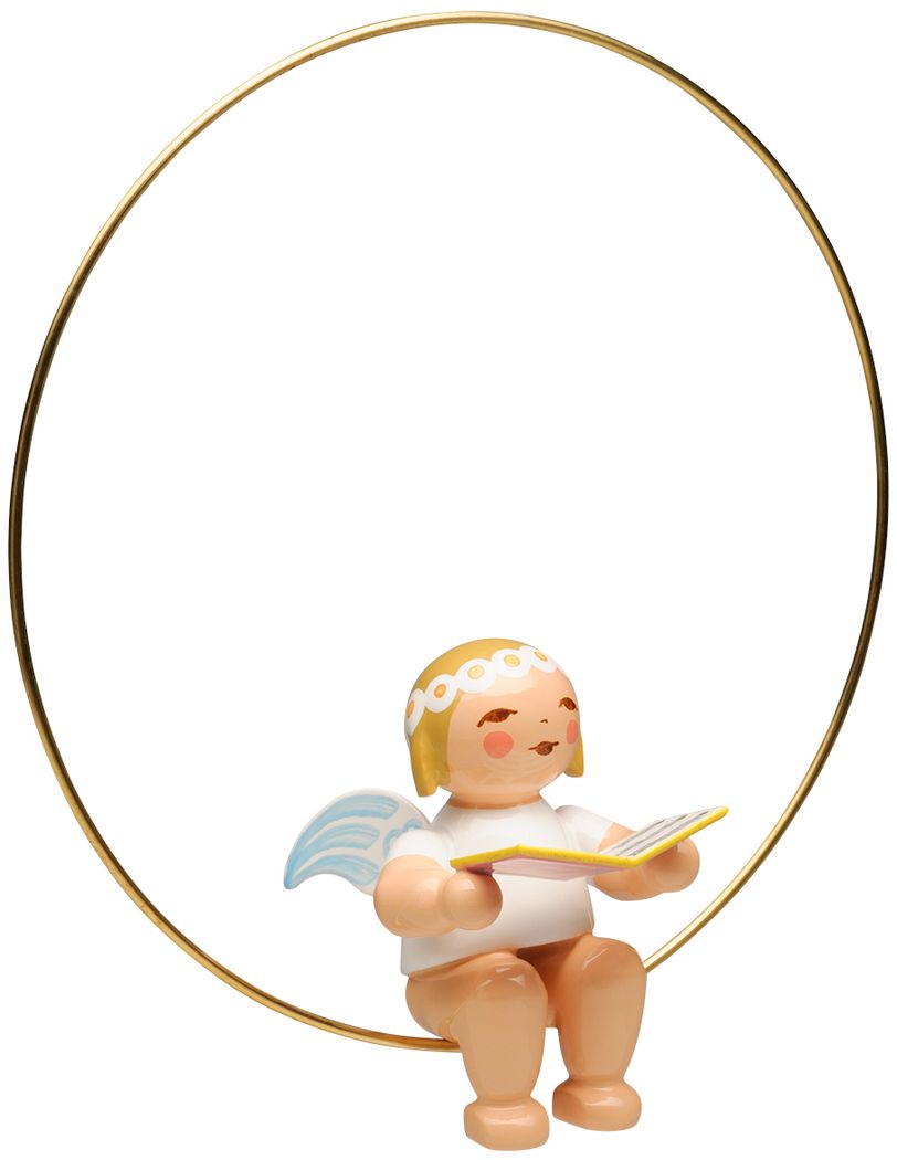 Wendt und Kühn Christbaumengel im Ring, mit Liederbuch 6308/12a Wendt und Kühn Christbaumengel im Ring, mit Liederbuch 6308/12a
