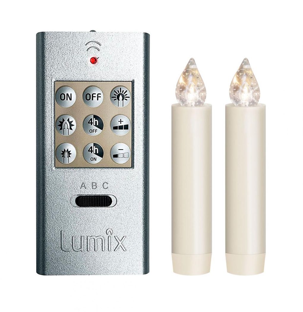 2 LUMIX LED-Kerzen für Bergmann, Lichterengel 528/7 528/6 und Engelberg von Wendt & Kühn 2 LUMIX LED-Kerzen für Bergmann, Lichterengel 528/7 528/6 und Engelberg von Wendt & Kühn