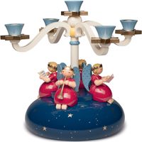 Tischleuchter, vierarmig, mit 4 Engeln 6205/12 von Wendt & Kühn Tischleuchter, vierarmig, mit 4 Engeln 6205/12 von Wendt & Kühn
