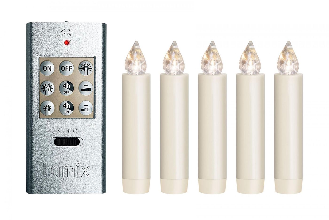 5 LUMIX LED-Kerzen für Tischleuchter von Wendt & Kühn 5 LUMIX LED-Kerzen für Tischleuchter von Wendt & Kühn