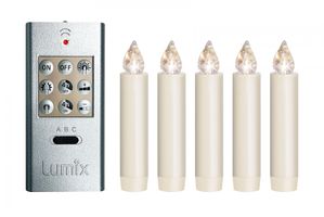5 LUMIX LED-Kerzen für Tischleuchter von Wendt & Kühn 5 LUMIX LED-Kerzen für Tischleuchter von Wendt & Kühn
