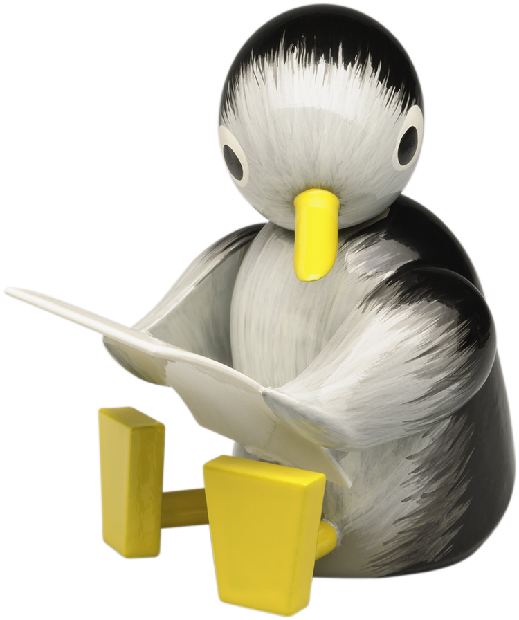 Wendt und Kühn Pinguin, groß, lesend 5256/5 Wendt und Kühn Pinguin, groß, lesend 5256/5