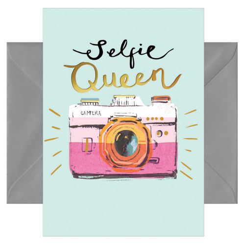 chicmic Grußkarte Selfie Queen mit Umschlag chicmic Grußkarte Selfie Queen mit Umschlag