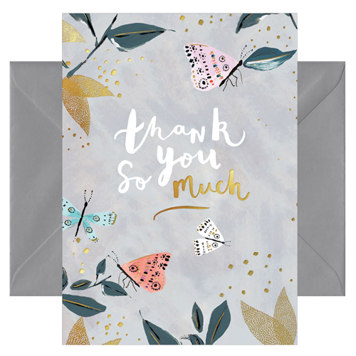 chicmic Grußkarte Thank you so much mit Umschlag chicmic Grußkarte Thank you so much mit Umschlag