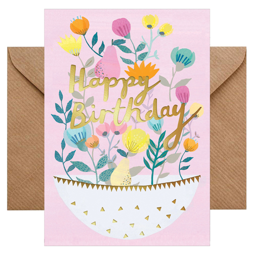 chicmic Grußkarte Happy Birthday mit Umschlag chicmic Grußkarte Happy Birthday mit Umschlag