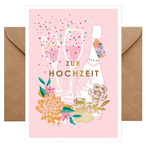 chicmic Grußkarte Zur Hochzeit mit Umschlag chicmic Grußkarte Zur Hochzeit mit Umschlag