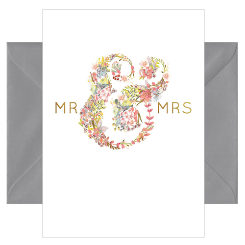 chicmic Grußkarte Mr&Mrs mit Umschlag chicmic Grußkarte Mr&Mrs mit Umschlag