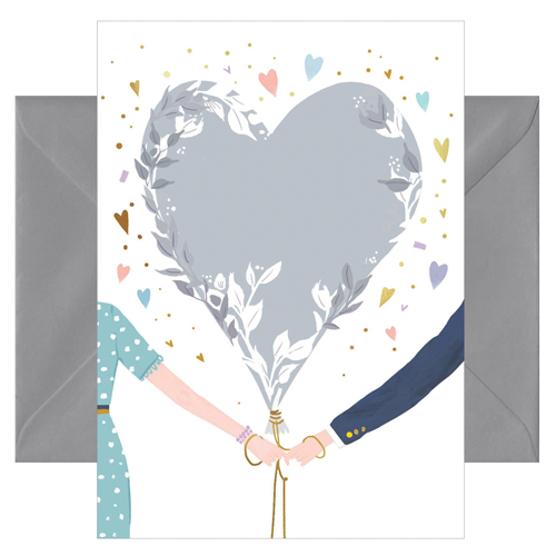 chicmic Grußkarte Couples Heart mit Umschlag chicmic Grußkarte Couples Heart mit Umschlag