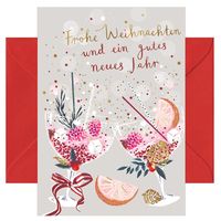 Weihnachtskarte Frohe Weihnachten und ein gutes neues Jahr von chicmic