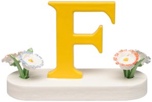 Buchstabe F, mit Blumen 634/23/F von Wendt & Kühn Buchstabe F, mit Blumen 634/23/F von Wendt & Kühn