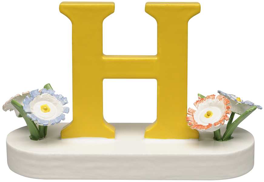 Wendt und Kühn Buchstabe H, mit Blumen 634/23/H Wendt und Kühn Buchstabe H, mit Blumen 634/23/H