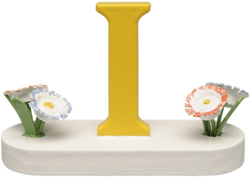 Wendt und Kühn Buchstabe I, mit Blumen 634/23/I Wendt und Kühn Buchstabe I, mit Blumen 634/23/I