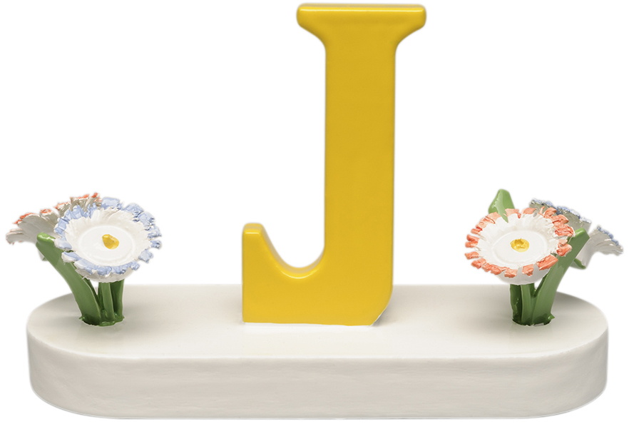 Wendt und Kühn Buchstabe J, mit Blumen 634/23/J Wendt und Kühn Buchstabe J, mit Blumen 634/23/J
