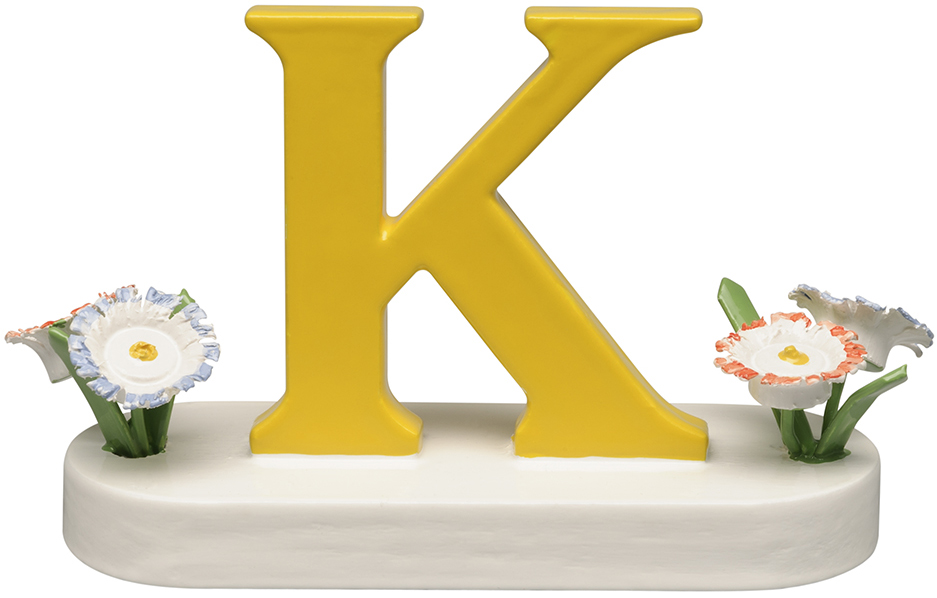 Wendt und Kühn Buchstabe K, mit Blumen 634/23/K Wendt und Kühn Buchstabe K, mit Blumen 634/23/K