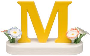 Buchstabe M, mit Blumen 634/23/M von Wendt & Kühn Buchstabe M, mit Blumen 634/23/M von Wendt & Kühn