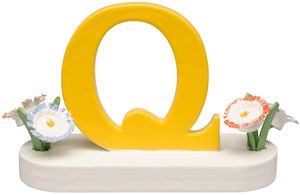 Buchstabe Q, mit Blumen 634/23/Q von Wendt & Kühn Buchstabe Q, mit Blumen 634/23/Q von Wendt & Kühn