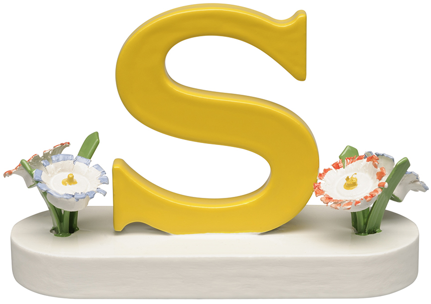 Wendt und Kühn Buchstabe S, mit Blumen 634/23/S Wendt und Kühn Buchstabe S, mit Blumen 634/23/S