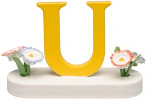 Buchstabe U, mit Blumen 634/23/U von Wendt & Kühn Buchstabe U, mit Blumen 634/23/U von Wendt & Kühn