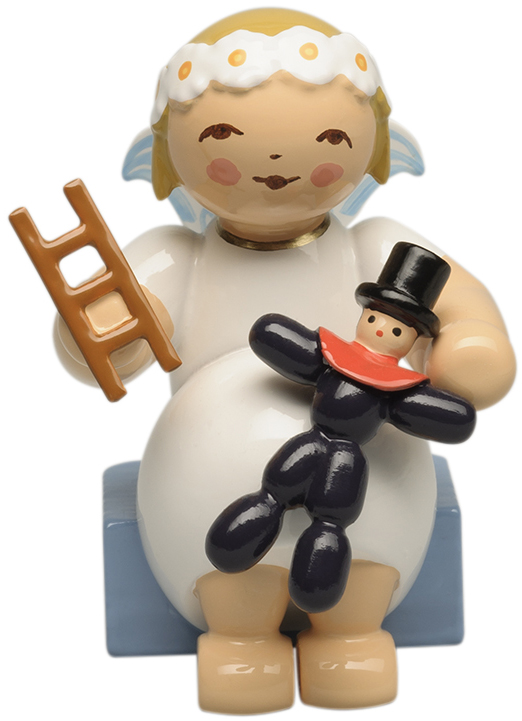 Wendt und Kühn Margeritenengel mit Pflaumentoffel 634/70/41 Wendt und Kühn Margeritenengel mit Pflaumentoffel 634/70/41