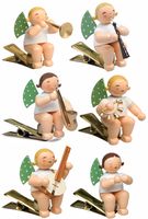 6 Engelmusikanten auf Klemme 650/90/Satz4/2021 von Wendt & Kühn 6 Engelmusikanten auf Klemme 650/90/Satz4/2021 von Wendt & Kühn