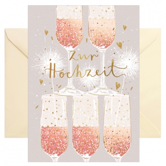 chicmic Grußkarte Zur Hochzeit mit Umschlag chicmic Grußkarte Zur Hochzeit mit Umschlag