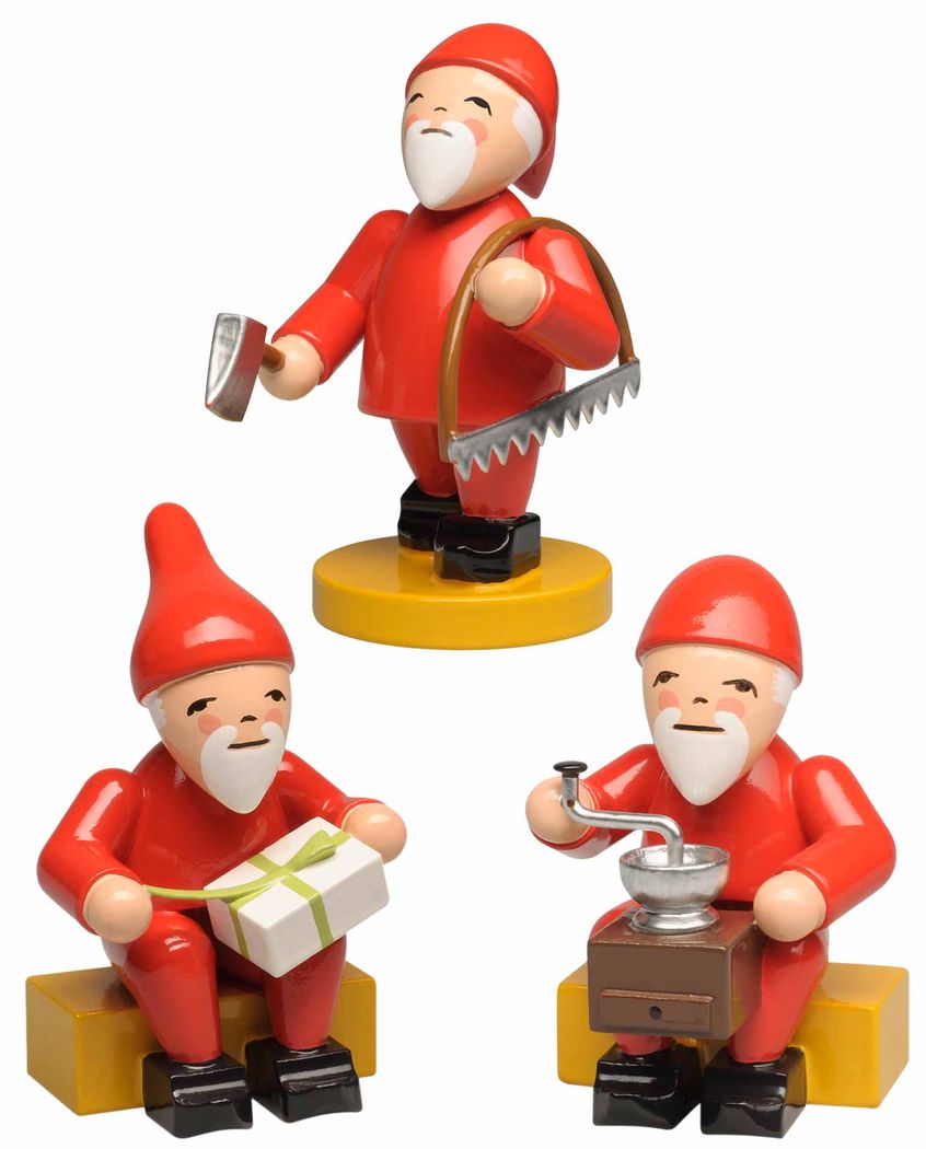 Wendt und Kühn Heinzelmännchen, 3 Figuren 5243/2022 Wendt und Kühn Heinzelmännchen, 3 Figuren 5243/2022