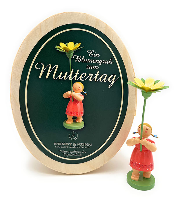 Muttertagsfigur Mädchen mit Winterling 5248/22/MF von Wendt & Kühn Muttertagsfigur Mädchen mit Winterling 5248/22/MF von Wendt & Kühn