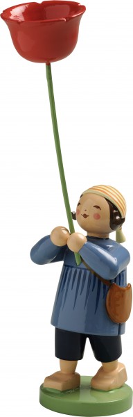 Muttertagsfigur Junge mit Mohnblume 5248/8/MF von Wendt & Kühn Muttertagsfigur Junge mit Mohnblume 5248/8/MF von Wendt & Kühn