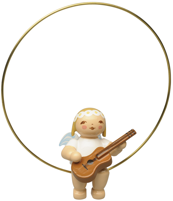 Christbaumengel im Ring, mit Gitarre 6308/38 von Wendt & Kühn Christbaumengel im Ring, mit Gitarre 6308/38 von Wendt & Kühn