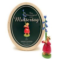 Muttertagsfigur Mädchen mit Hasenglöckchen 5248/27/MF von Wendt & Kühn Muttertagsfigur Mädchen mit Hasenglöckchen 5248/27/MF von Wendt & Kühn