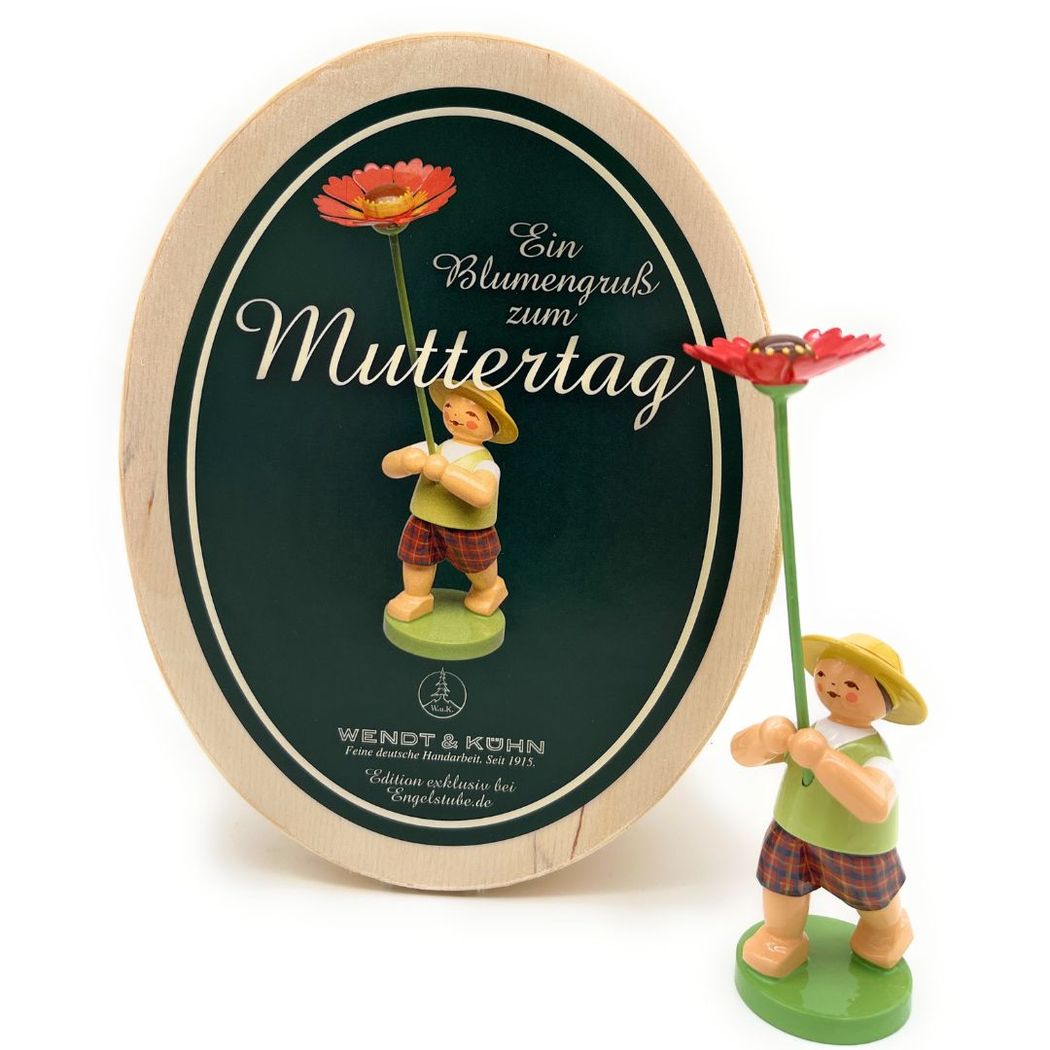 Wendt und Kühn Muttertagsfigur Junge mit Sonnenbraut Wendt und Kühn Muttertagsfigur Junge mit Sonnenbraut