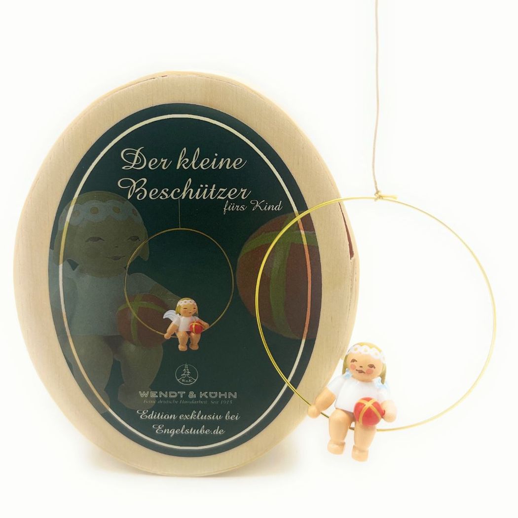 Der kleine Beschützer fürs Kind zum Hängen in Spanschachtel inkl. Karte von Wendt & Kühn Der kleine Beschützer fürs Kind zum Hängen in Spanschachtel inkl. Karte von Wendt & Kühn