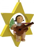 Engel mit Gitarre, im Stern 650/70/38 von Wendt & Kühn Engel mit Gitarre, im Stern 650/70/38 von Wendt & Kühn