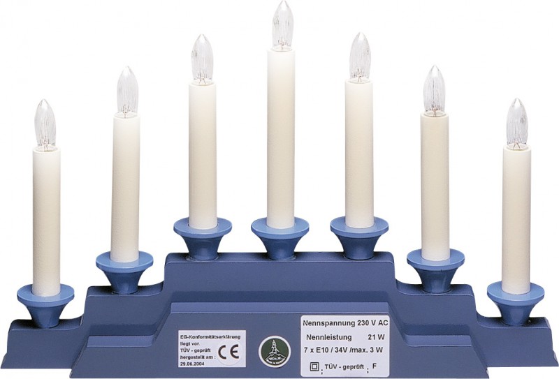 Elektrische Beleuchtung für den 3-stufigen Engelberg 550/B von Wendt und Kühn Elektrische Beleuchtung für den 3-stufigen Engelberg 550/B von Wendt und Kühn