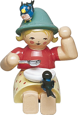 Wendt & Kühn Mädchen mit Teller 5231/9 Wendt & Kühn Mädchen mit Teller 5231/9