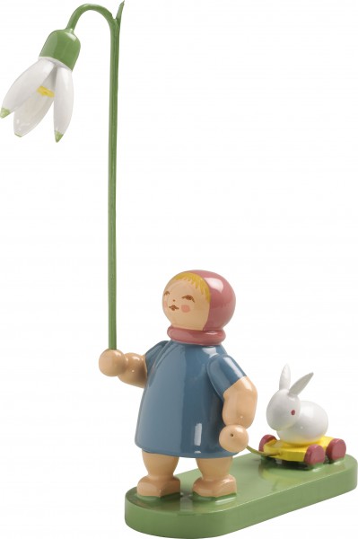 Wendt & Kühn Mädchen mit Schneeglöckchen 5248/6 Wendt & Kühn Mädchen mit Schneeglöckchen 5248/6