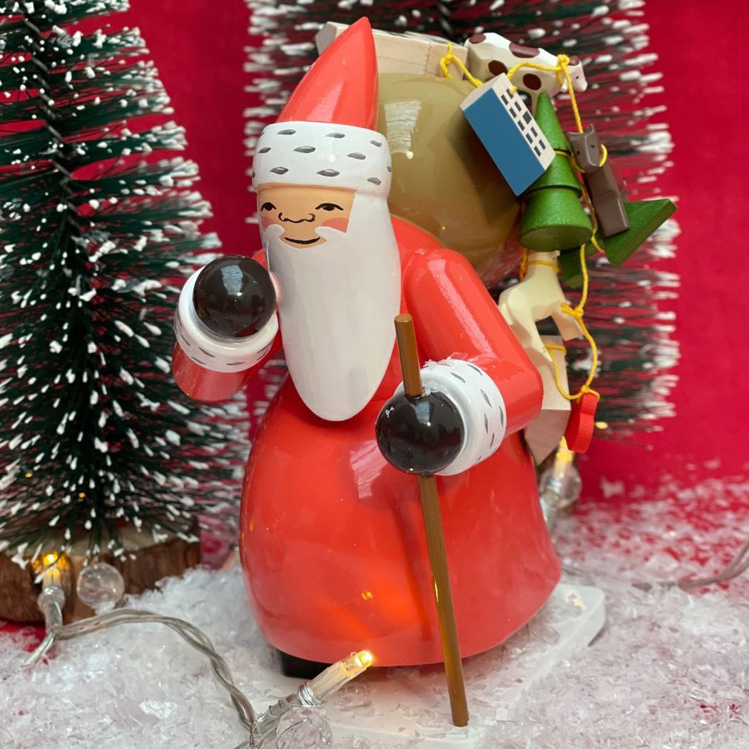 Großer Weihnachtsmann mit Spielzeug 6301/5h von Wendt & Kühn Großer Weihnachtsmann mit Spielzeug 6301/5h von Wendt & Kühn