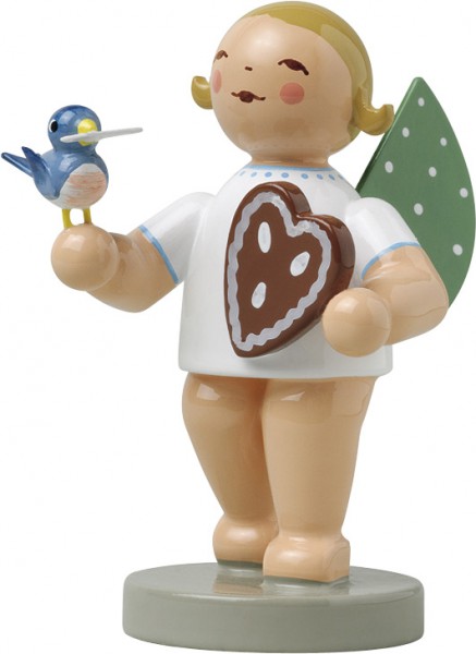 Wendt und Kühn Engel mit Lebkuchen und Vogel 650/150 Wendt und Kühn Engel mit Lebkuchen und Vogel 650/150