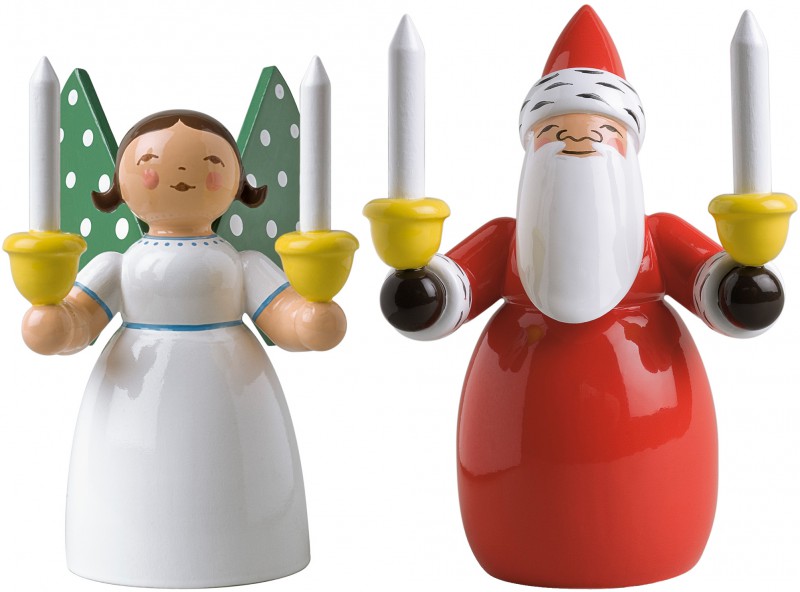 Wendt & Kühn Weihnachtsmann 5301/2 & Lichterengel 528/2 Wendt & Kühn Weihnachtsmann 5301/2 & Lichterengel 528/2