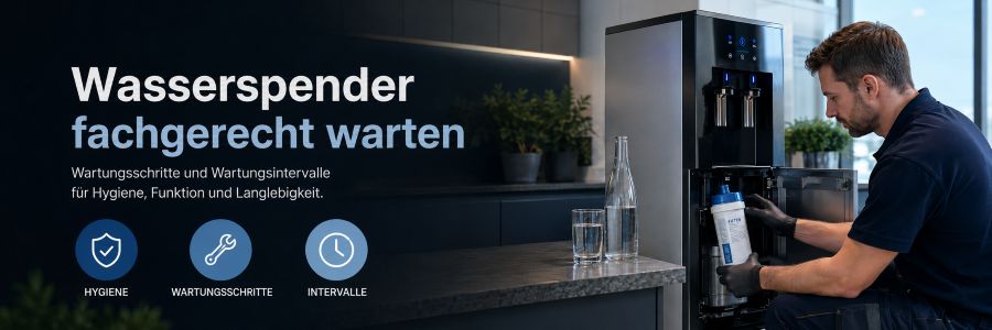 Wasserspender-Wartung – Hygiene, Pflege und Kontrolle