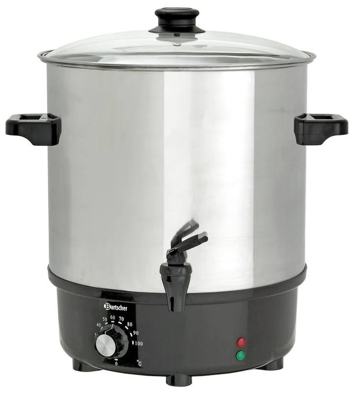 Bartscher Glühweintopf, Einkochtopf 25l, CNS