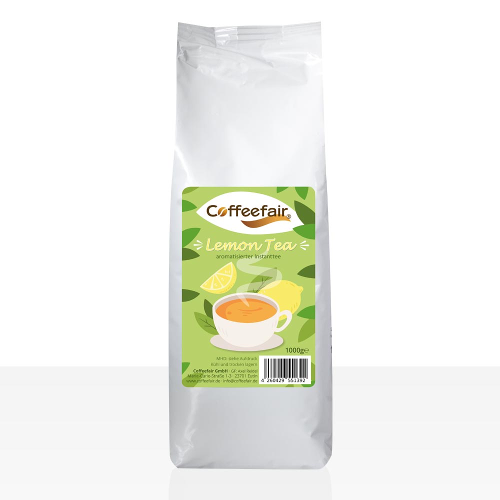 Coffeefair Lemon-Tea 1kg Instant-Zitronentee, Tee-Pulver