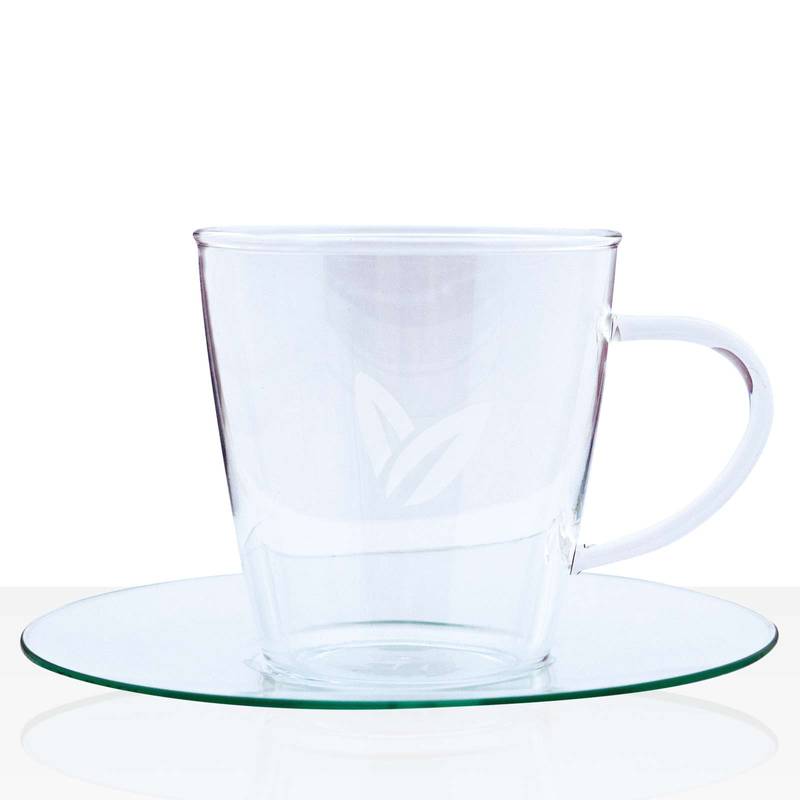 Tchibo Pure Tea Selection Teeglas + Unterteller