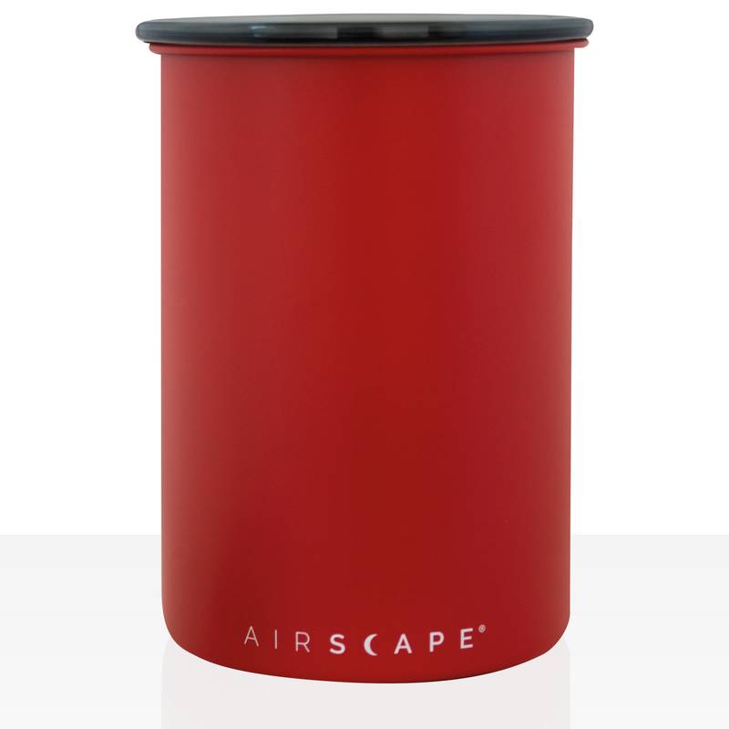 AIRSCAPE Kaffeedose, Aufbewahrungsdose rot matt 1800 ml