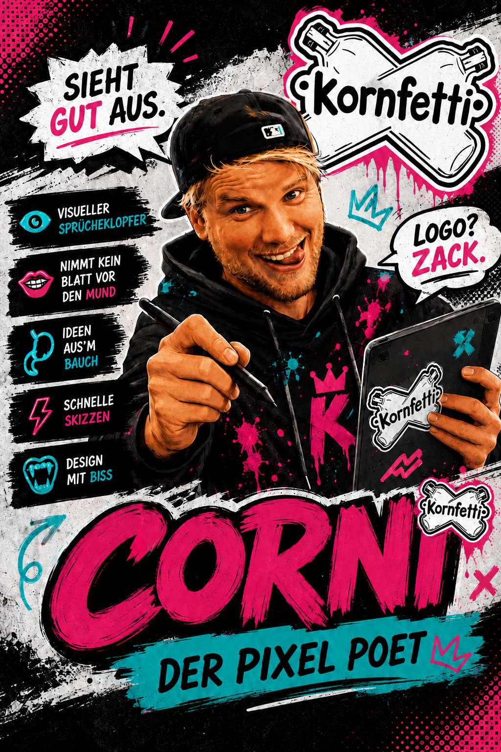 Corni – Der Pixel Poet