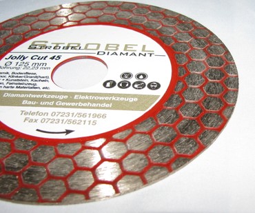 Diamant Trennscheibe GRES MASTER 125mm Trennen Schleifen - Distar Premium Qualität - Diamant Steinscheibe - Trennscheibe zum Trennen von Fliesen, Feinsteinzeug, Keramik, Granit, Marmor, etc