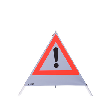 Warnpyramide 70 cm Baumarbeiten, Folie weiß kaufen