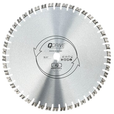 IQ Q-Drive Sägeblatt ø 254 mm Turbo Feinsteinzeug hart Fliese Granit für iQTS244