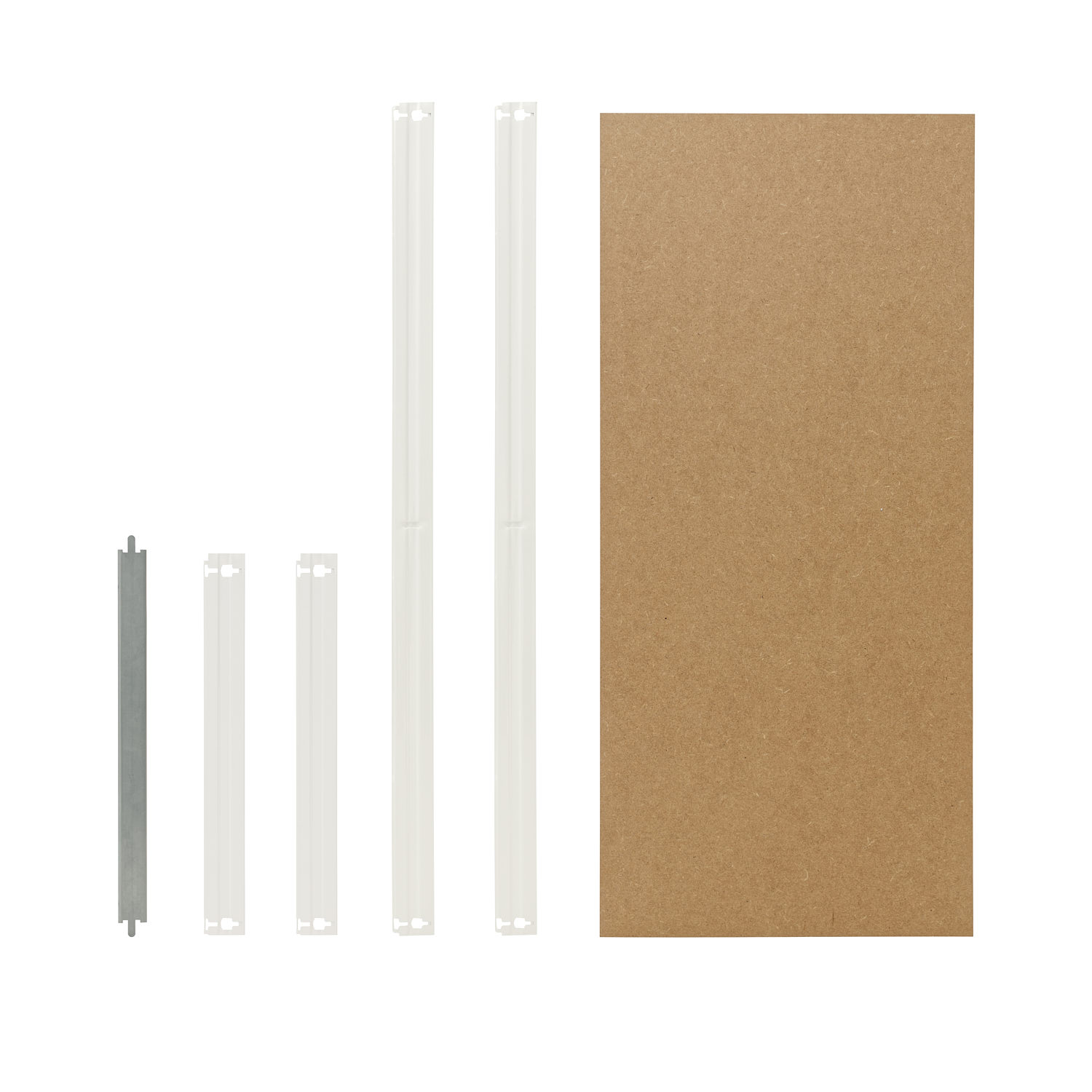 shelfplaza HOME 90x60 cm Fachboden-Set in weiß für HOME Schwerlastregale