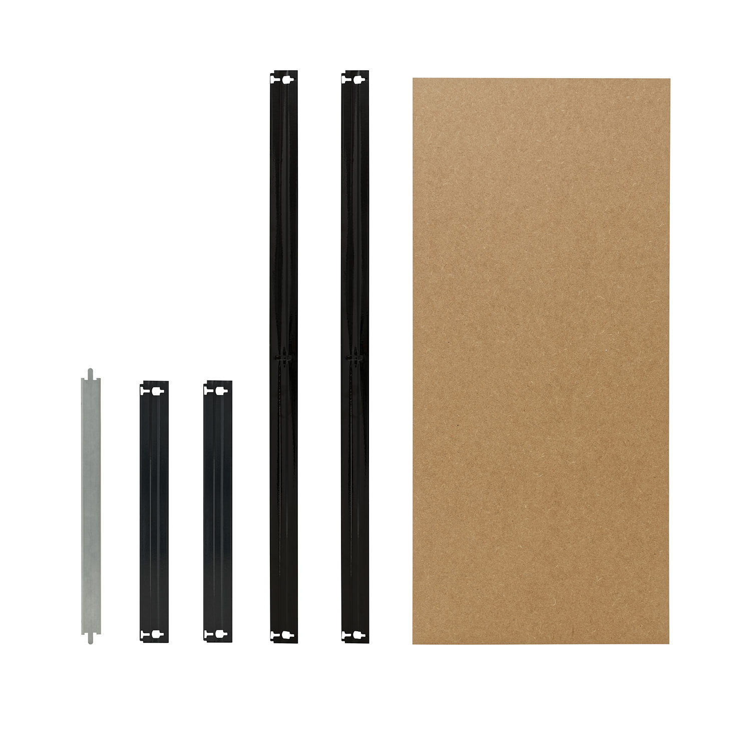 shelfplaza BLACK 70x40 cm Fachboden-Set in schwarz für BLACK Schwerlastregale